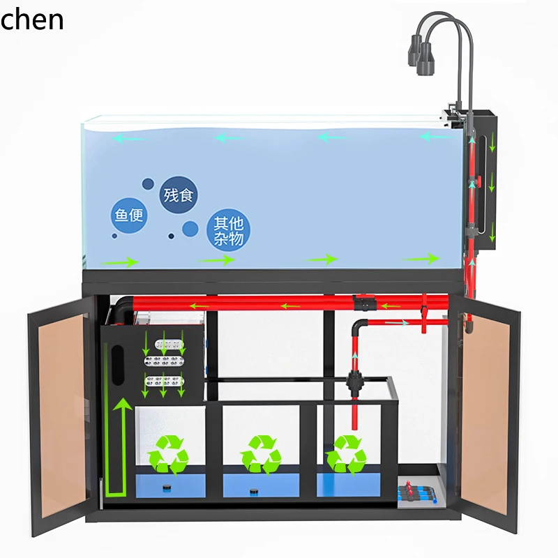 Marine Aquarium With Sump - Acquario da tavolo YFY con filtro