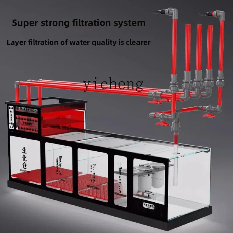 Marine Aquarium With Sump - Acquario L14 in vetro ultra-bianco per