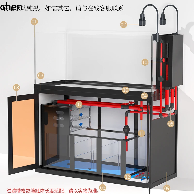 Acquario da tavolo YFY con fil - Marine Aquarium With Sump recensione e prezzo